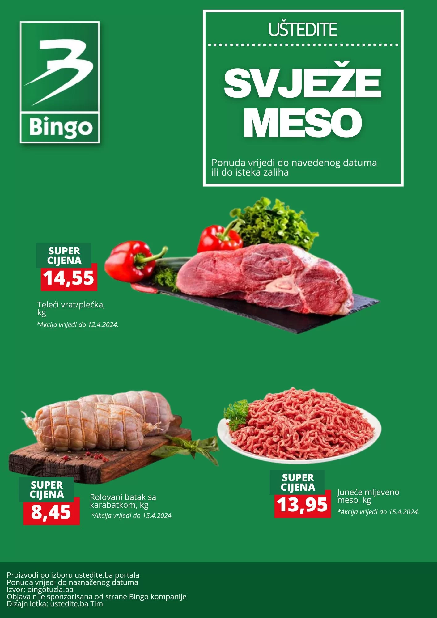 Bingo SVJEŽE MESO - SUPER CIJENE 