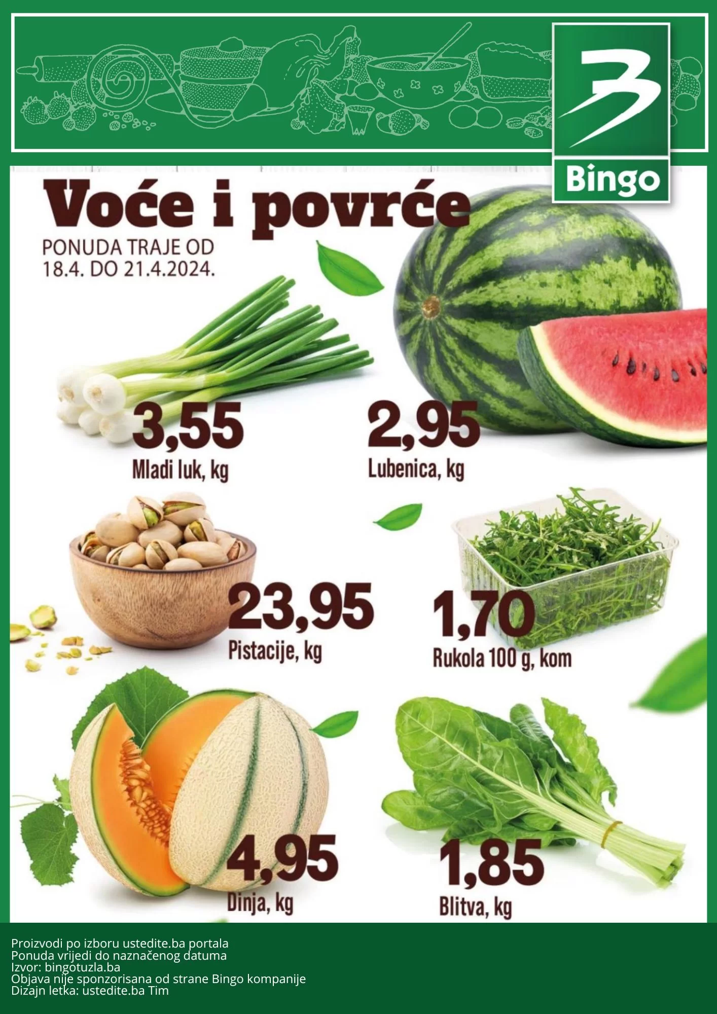 Bingo akcija VOĆE I POVRĆE