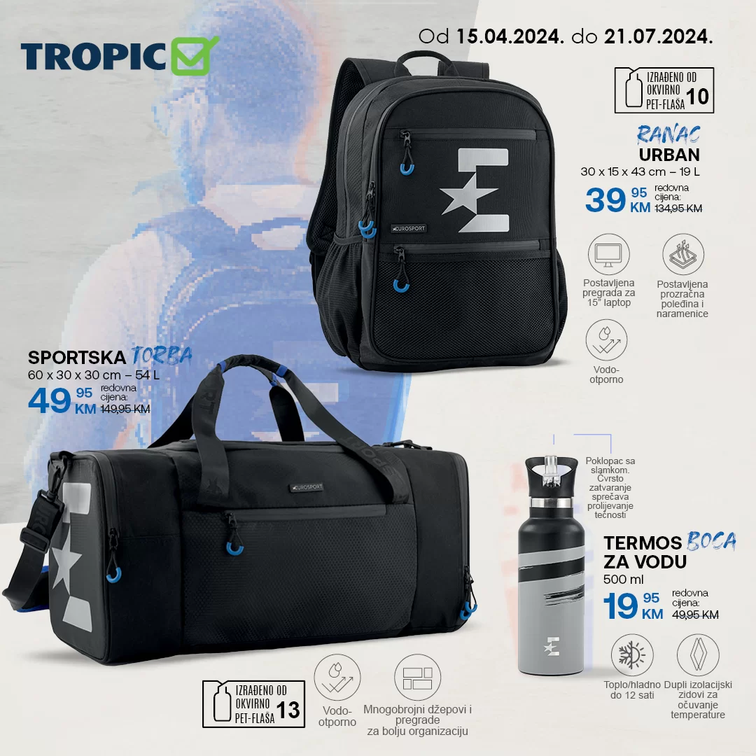 Tropic SNIŽENJE do 70% 15.4-21.7.2024.
