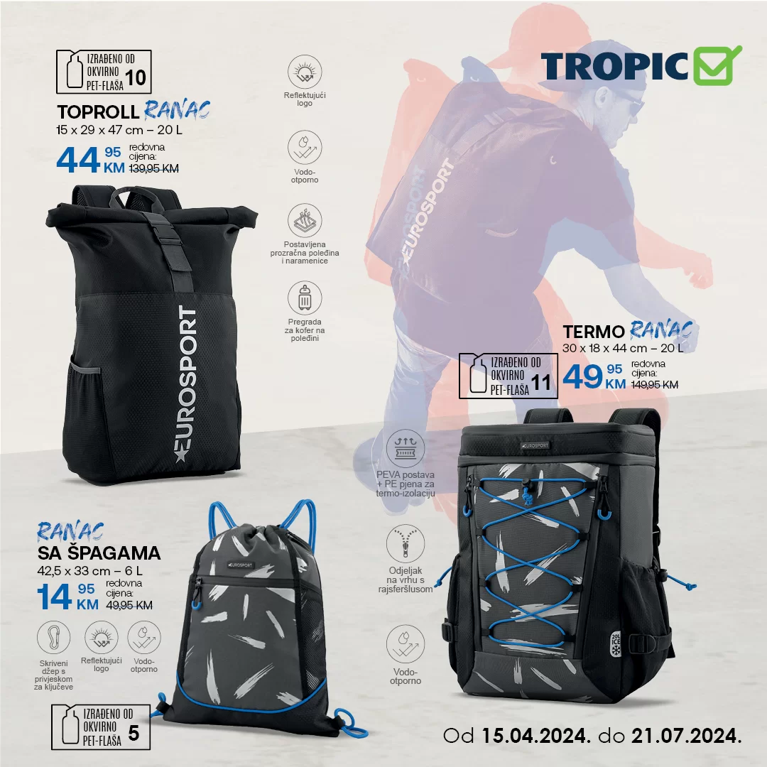 Tropic SNIŽENJE do 70% 15.4-21.7.2024.