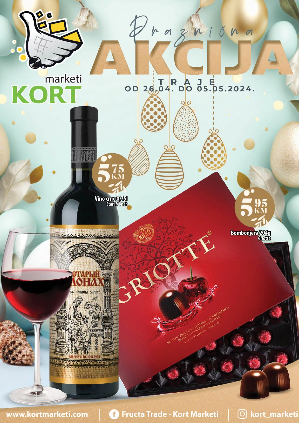 Kort katalog PRAZNIČNA AKCIJA  26.4-5.5.2024.