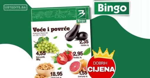 Bingo akcija VOĆE I POVRĆE