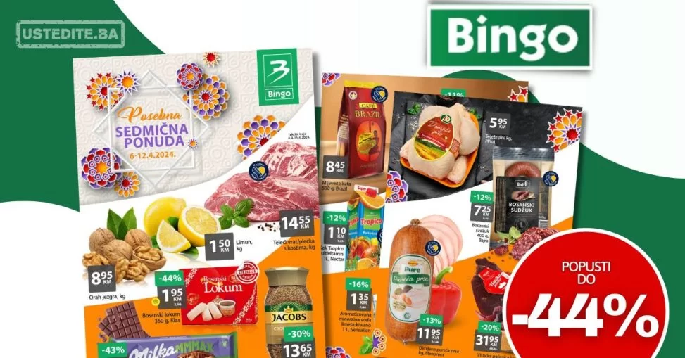Bingo katalog POSEBNA AKCIJA 6-12.4.2024.