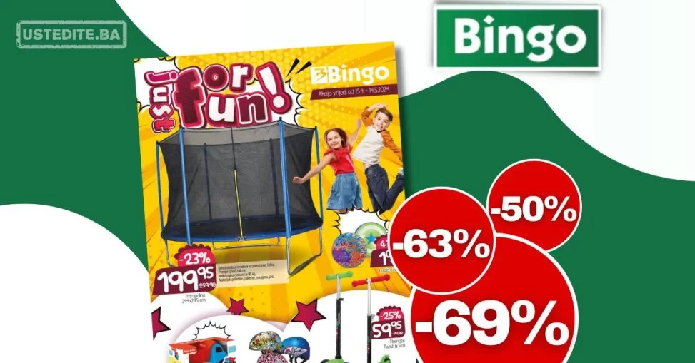 Bingo katalog JUST FOR FUN 15.4-14.5.2024.