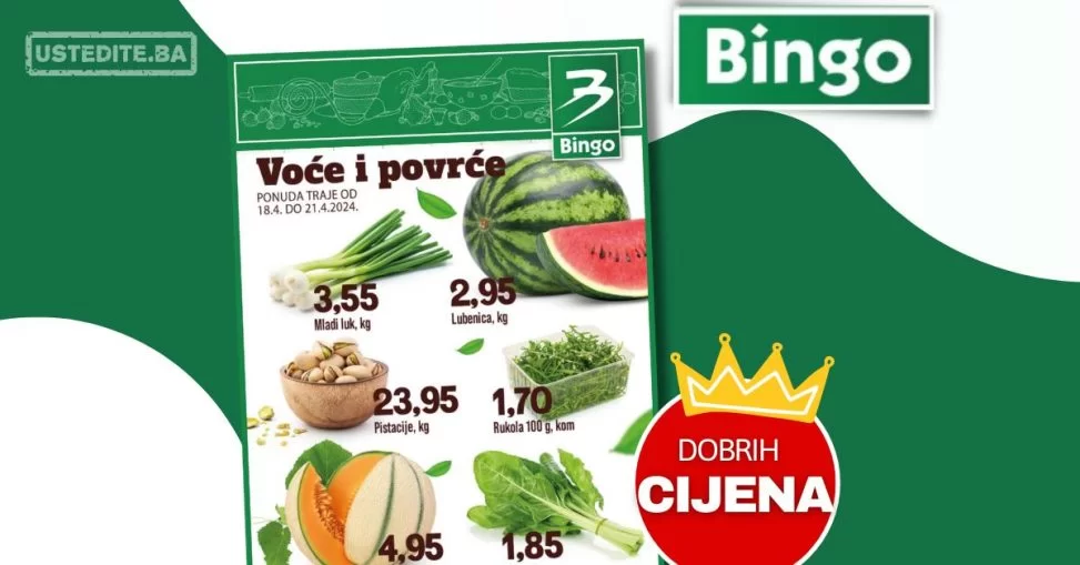 Bingo akcija VOĆE I POVRĆE