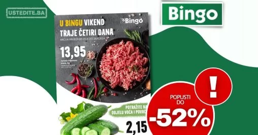 Bingo vikend akcija 25-28.4.2024.