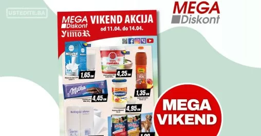 Mega Diskont vikend akcija 11-14.4.2024.