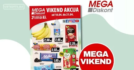 Mega Diskont vikend akcija 18-21.4.2024.