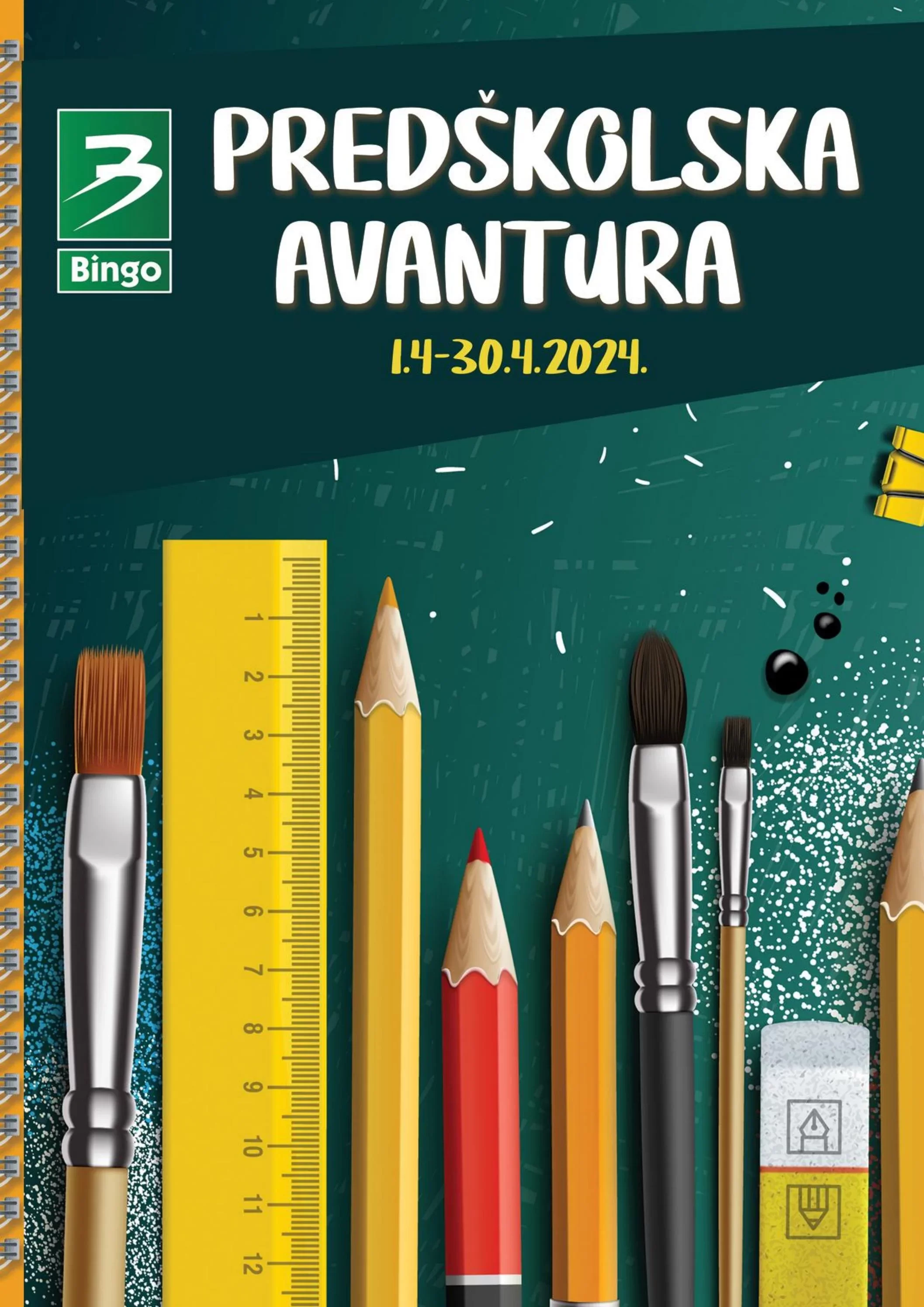 Bingo katalog PREDŠKOLSKA AVANTURA 1-30.4.2024.