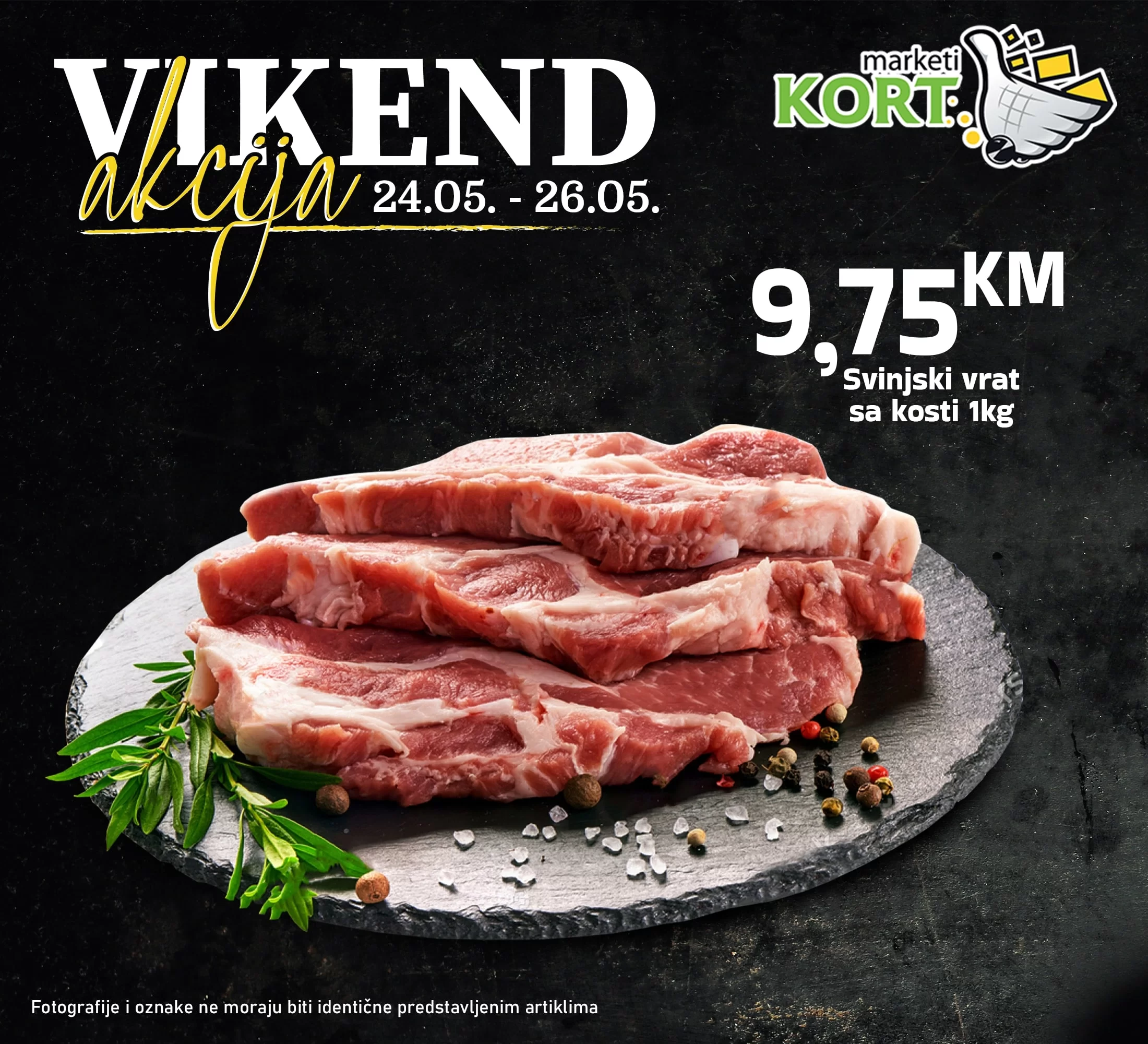 Kort vikend akcija 24-26.5.2024.