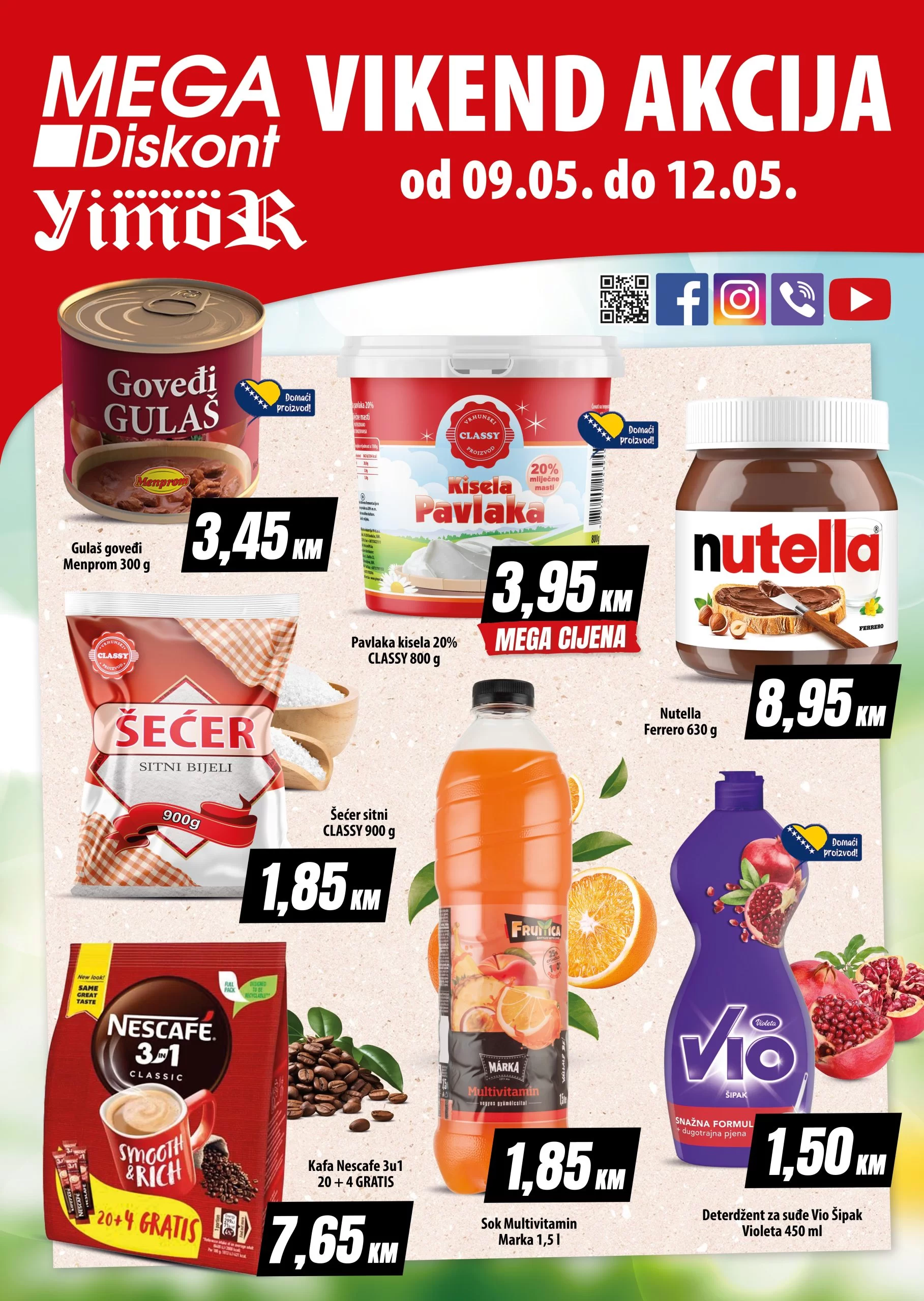 Mega Diskont vikend akcija 9-12.5.2024. 