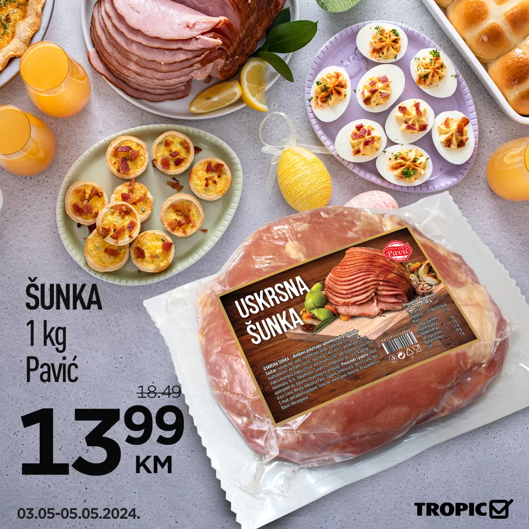 Tropic vikend akcija 3-5.5.2024.