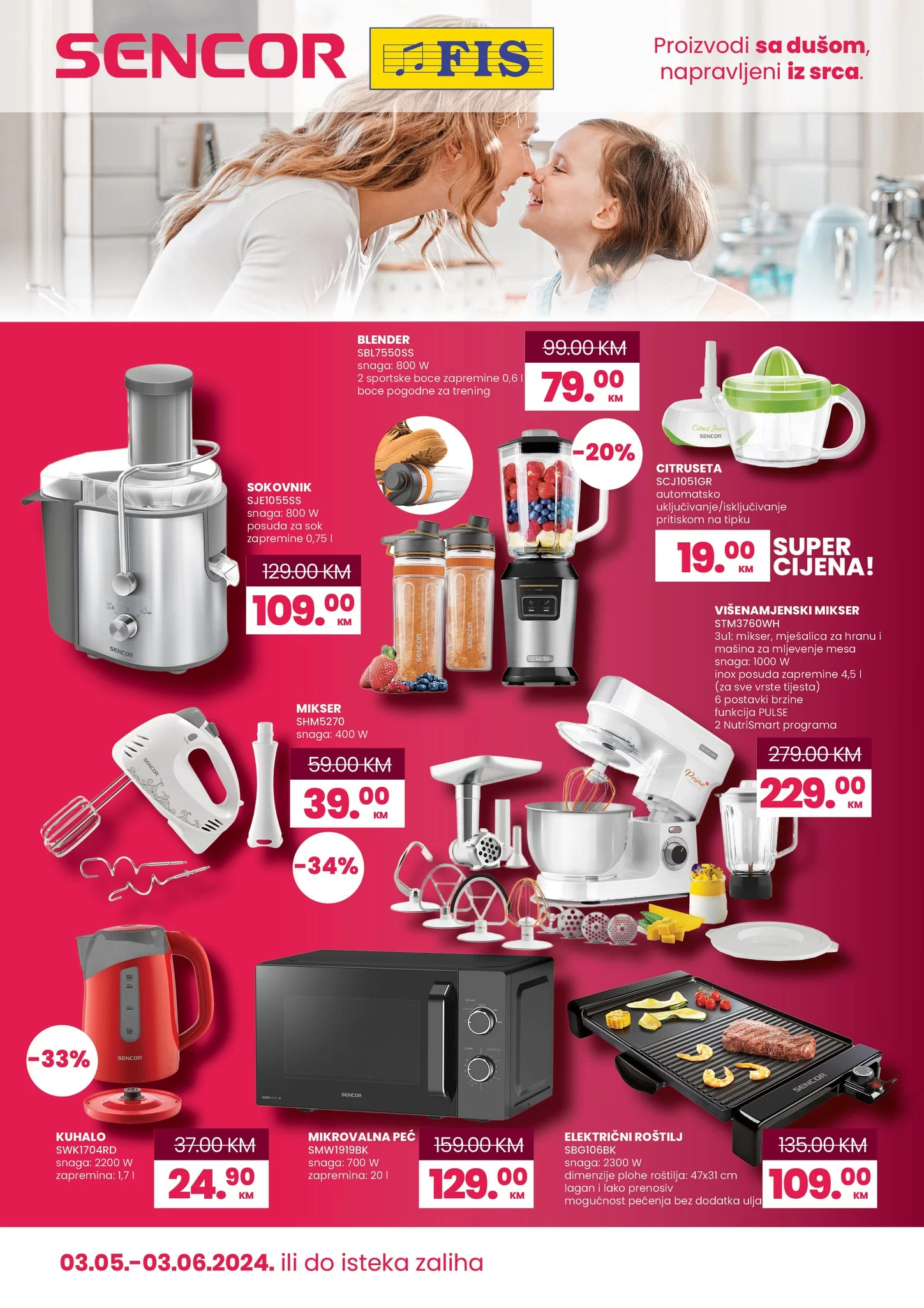 Fis akcija SENCOR 3.5-3.6.2024.