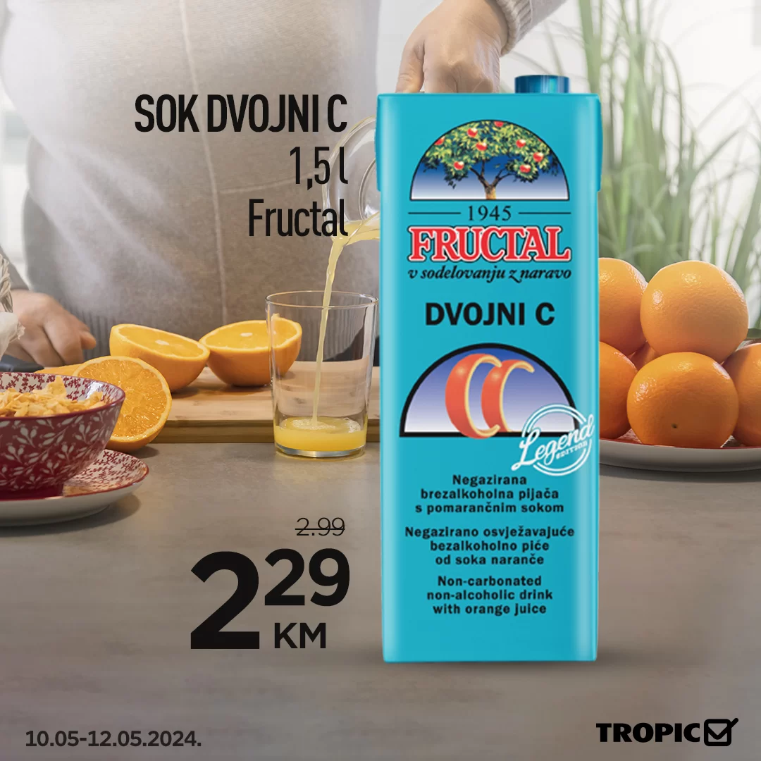 Tropic vikend akcija 10-12.5.2024.