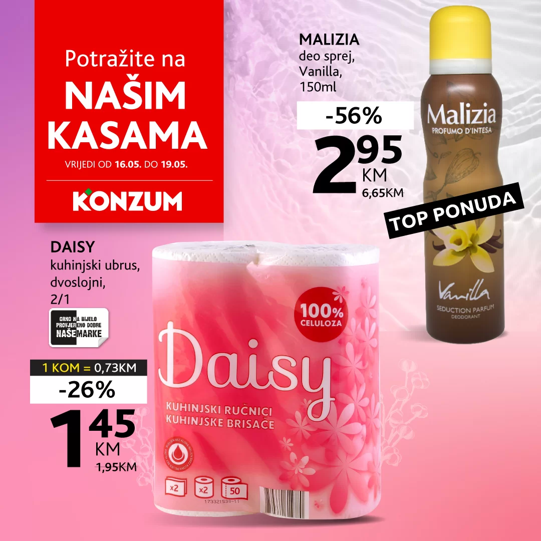 Konzum AKCIJA NA KASAMA