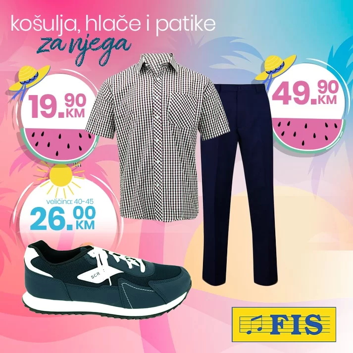 Fis ODJEĆA & OBUĆA - NOVO U PONUDI - maj 2024.