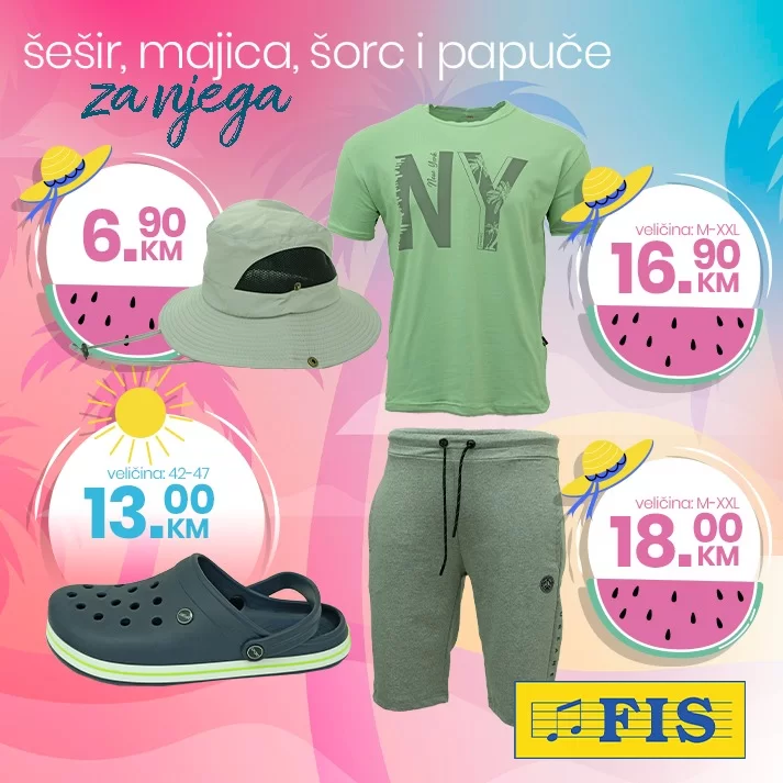 Fis ODJEĆA & OBUĆA - Novo u ponudi - maj 2024.