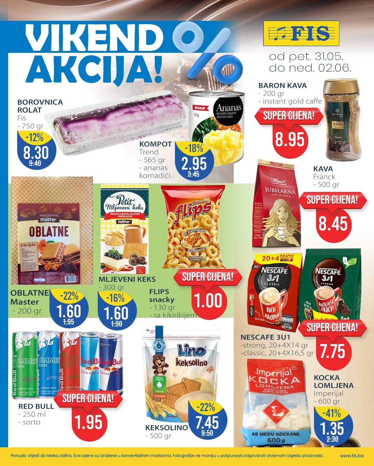 Fis vikend akcija 31.5.-2.6.2024.