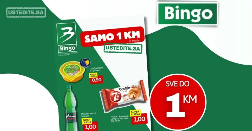 Bingo SVE DO 1 KM!