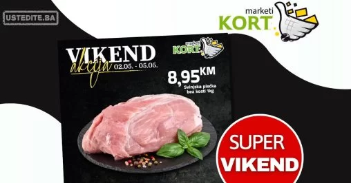 Kort vikend akcija 2-5.5.2024.