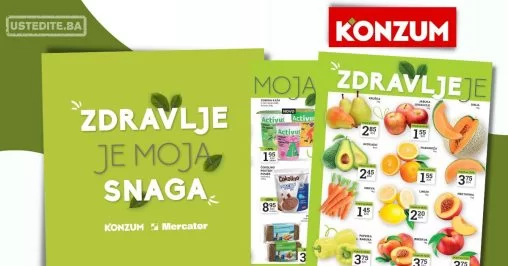 Konzum katalog ZDRAVE NAMIRNICE 6-19.5.2024.