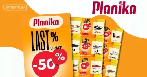 Planika LAST CHANCE -50% - maj 2024.