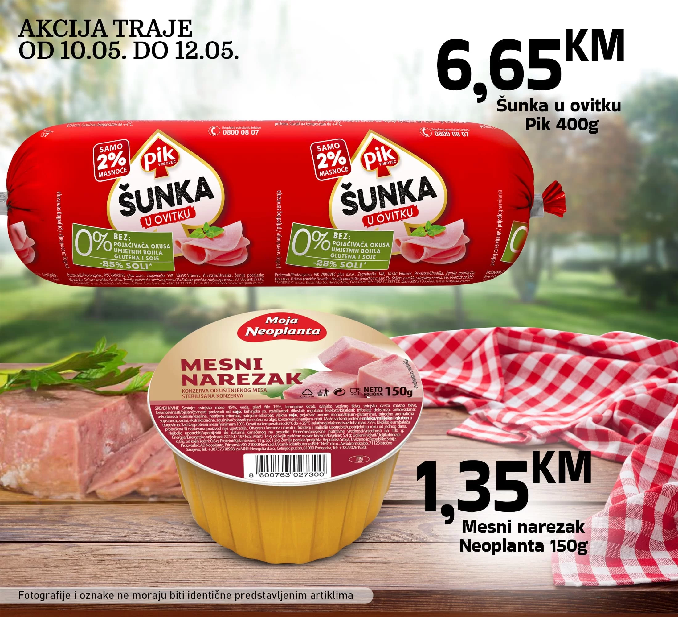 Kort vikend akcija 10-12.5.2024.