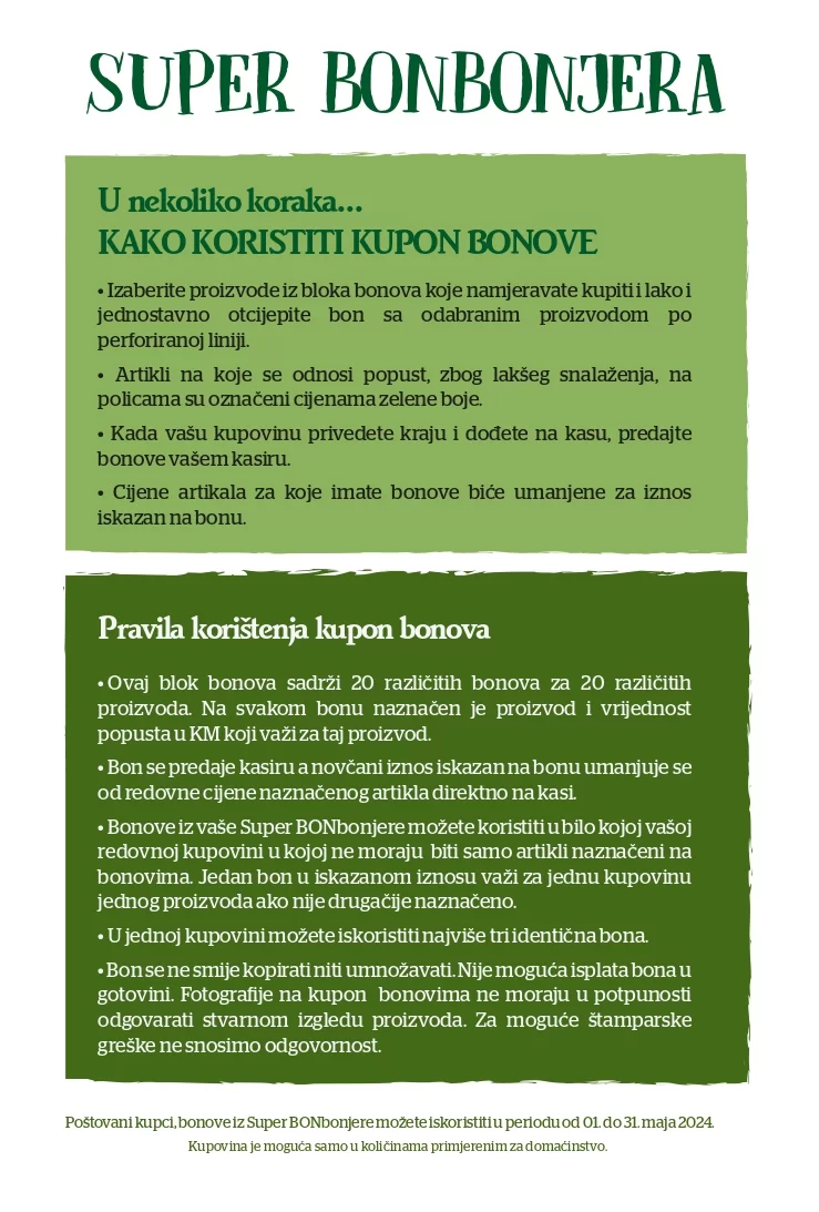 Crvena jabuka GASTRO MARKET SUPER BONbonjera 1-31.5.2024.