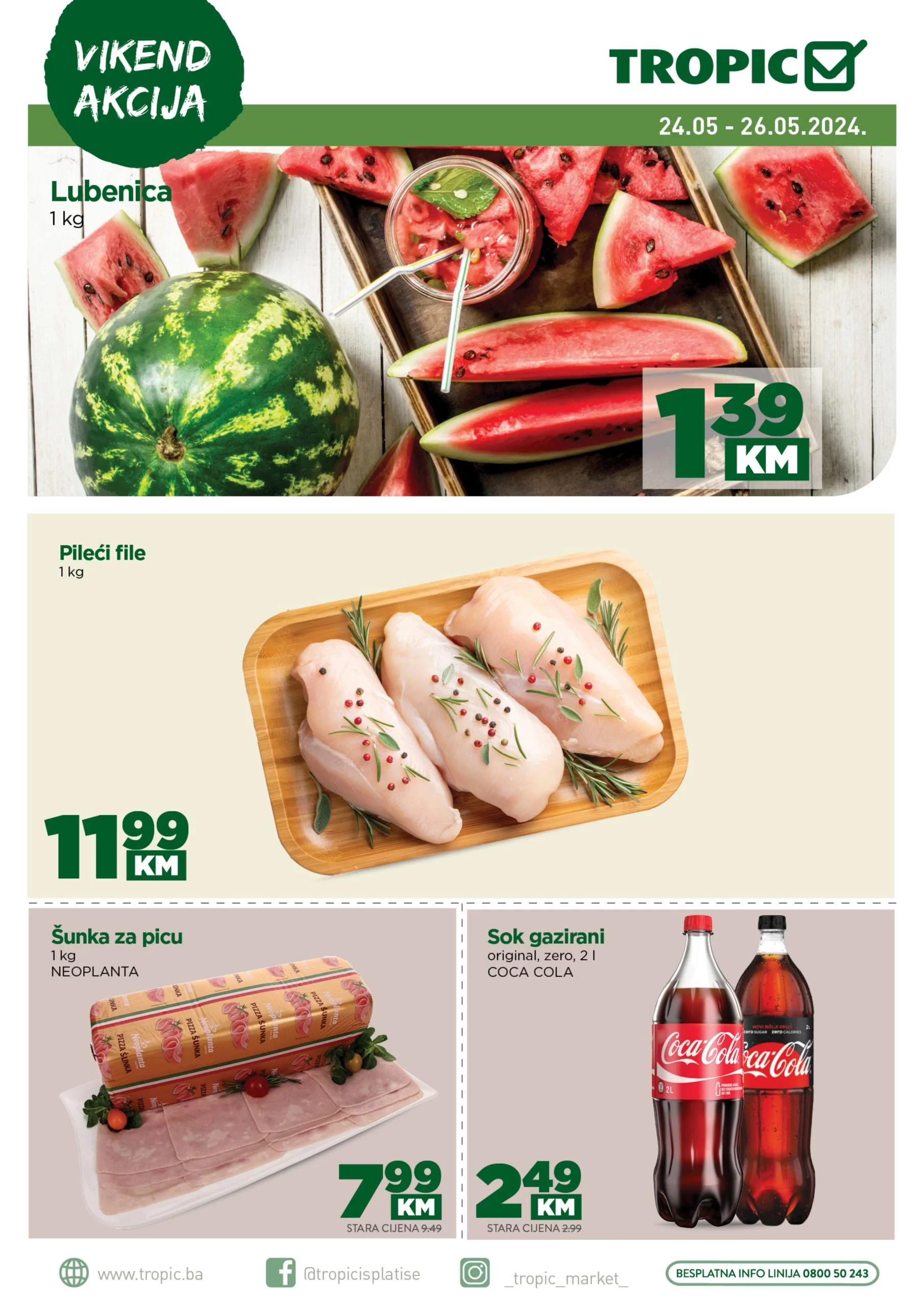 Tropic vikend akcija 24-26.5.2024.