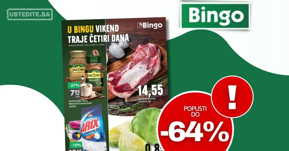Bingo vikend akcija 2-5.5.2024.