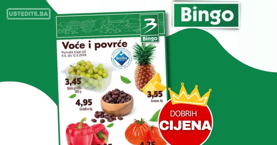 Bingo akcija VOĆE & POVRĆE