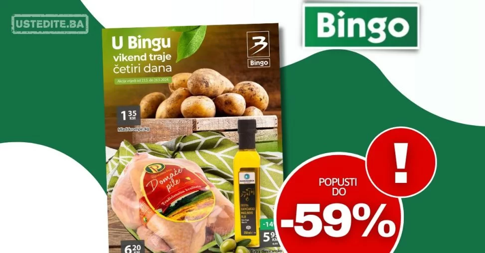 Bingo vikend akcija 23-26.5.2024.