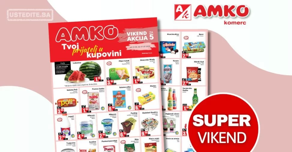 Amko vikend akcija 27.6-1.7.2024.
