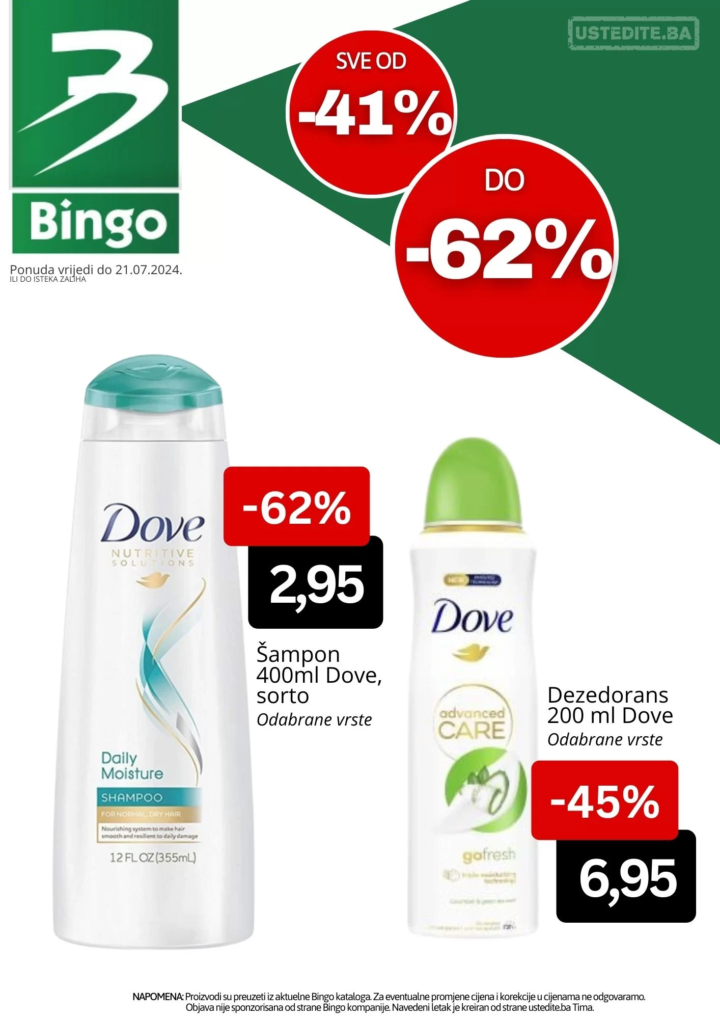 Bingo SAMO NAJVEĆA SNIŽENJA