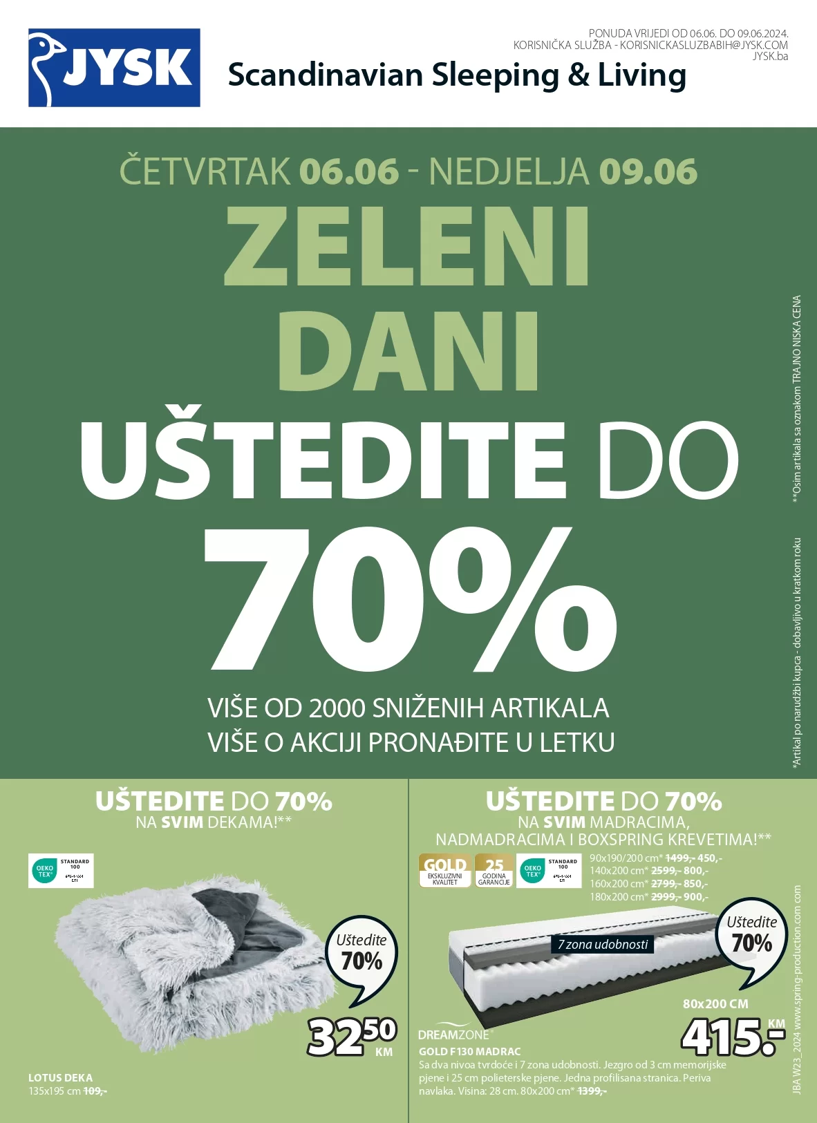 Jysk katalog ZELENI DANI 6-9.6.2024.