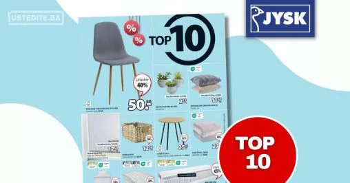 Jysk katalog TOP 10 - sniženje do 3.7.2024.