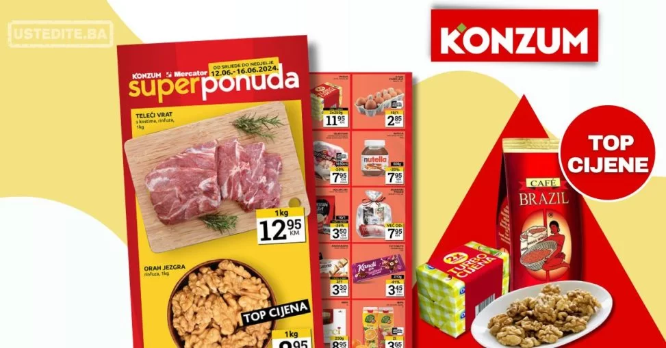 Konzum vikend akcija 12-16.6.2024.