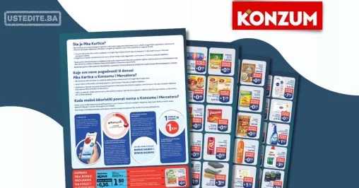 Konzum katalog PIKAKARTICA - sniženja do 30.6.2024.