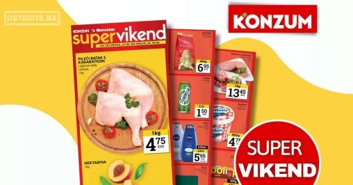 Konzum vikend akcija 27-30.6.2024.