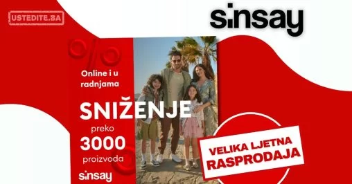 Sinsay SNIŽENJE preko 3.000 proizvoda!