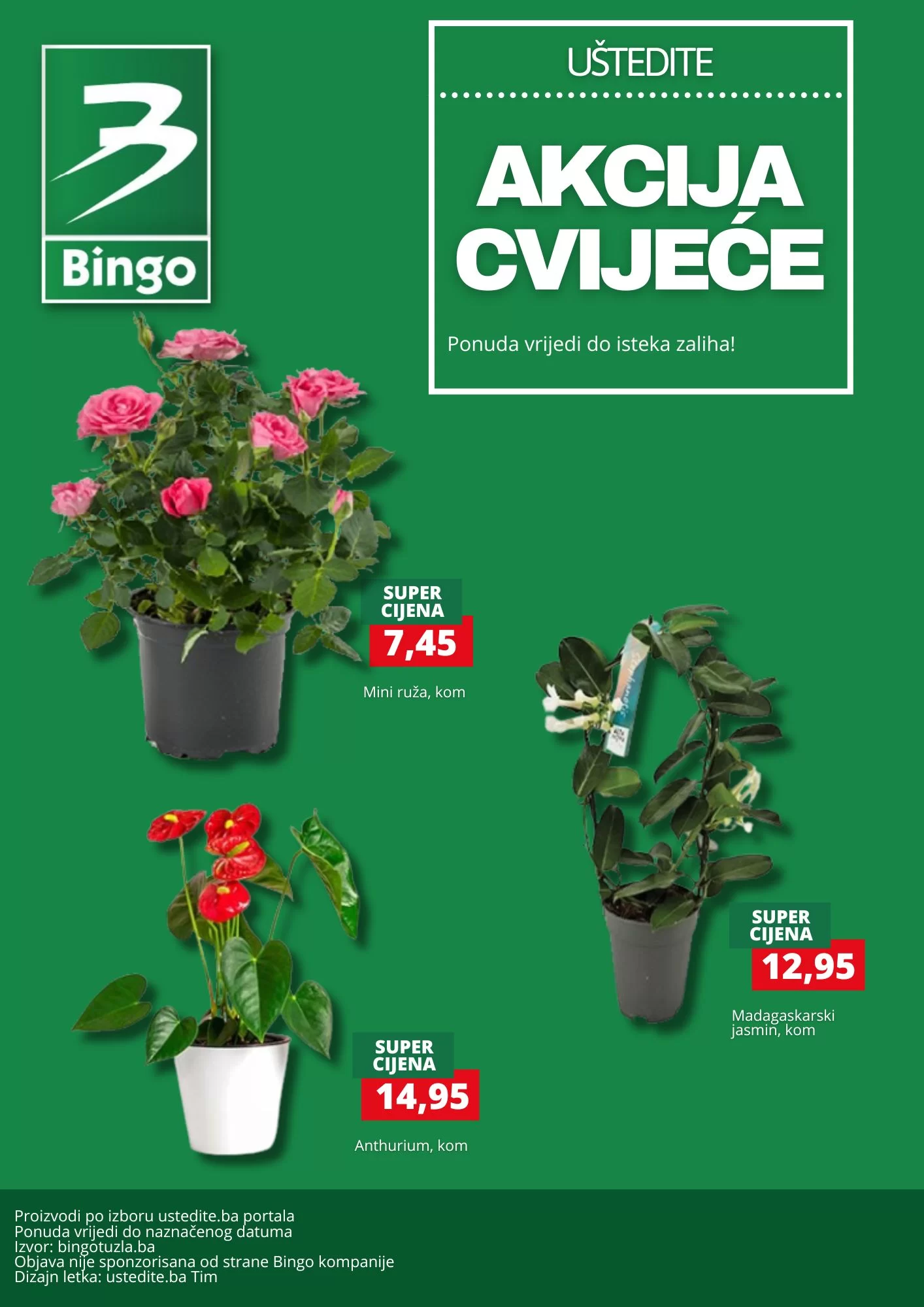Bingo AKCIJA CVIJEĆE 