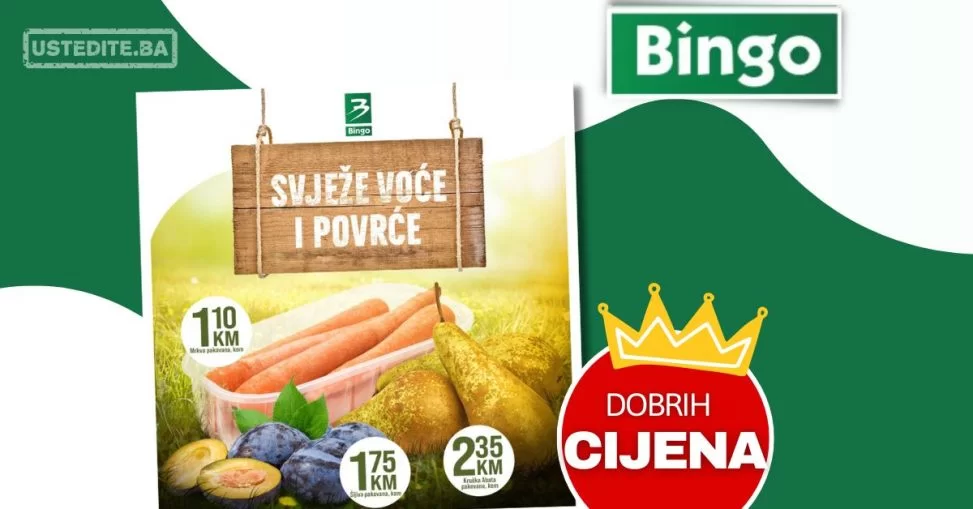 Bingo VOĆE & POVRĆE - do isteka zalika!