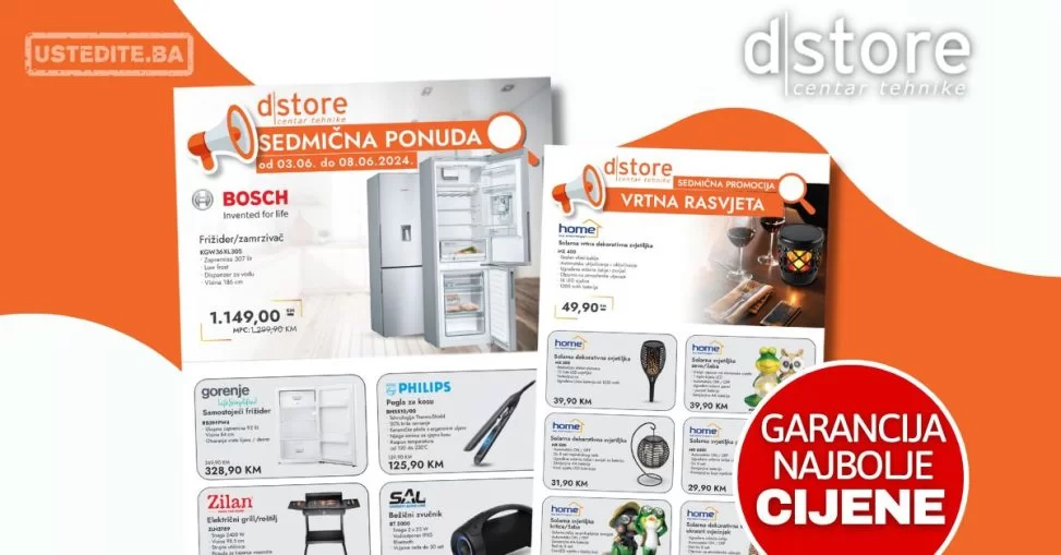Dstore sedmična akcija 3-8.6.2024.