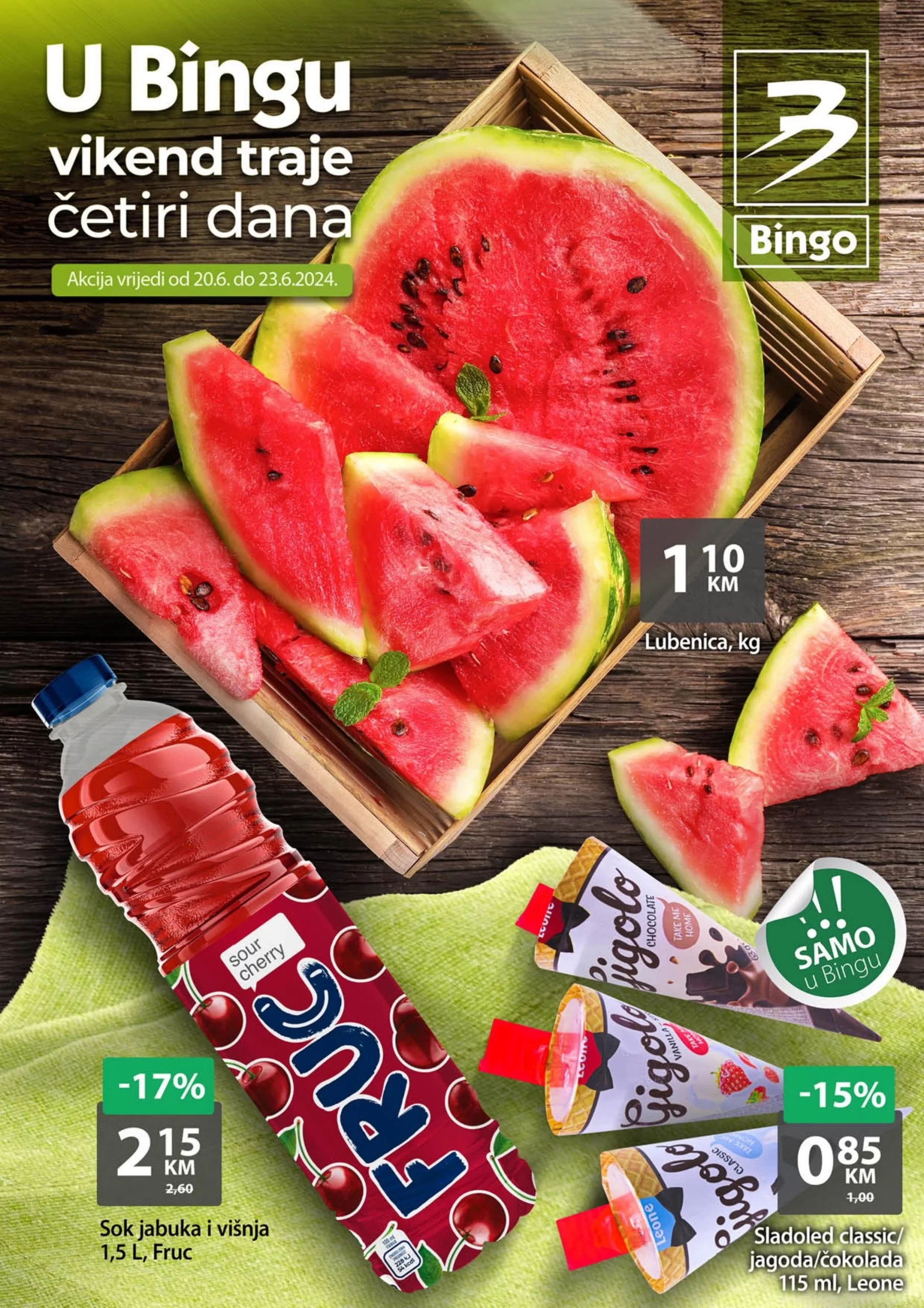 Bingo vikend akcija 20-23.6.2024.