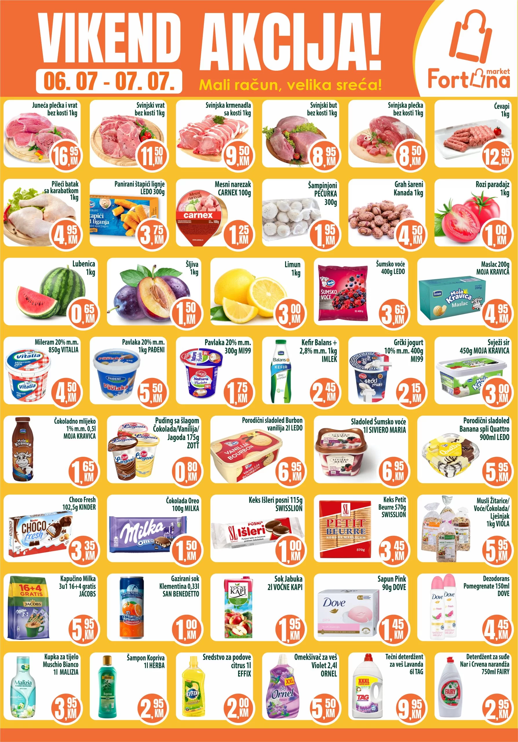 Fortuna vikend akcija 6-7.7.2024.