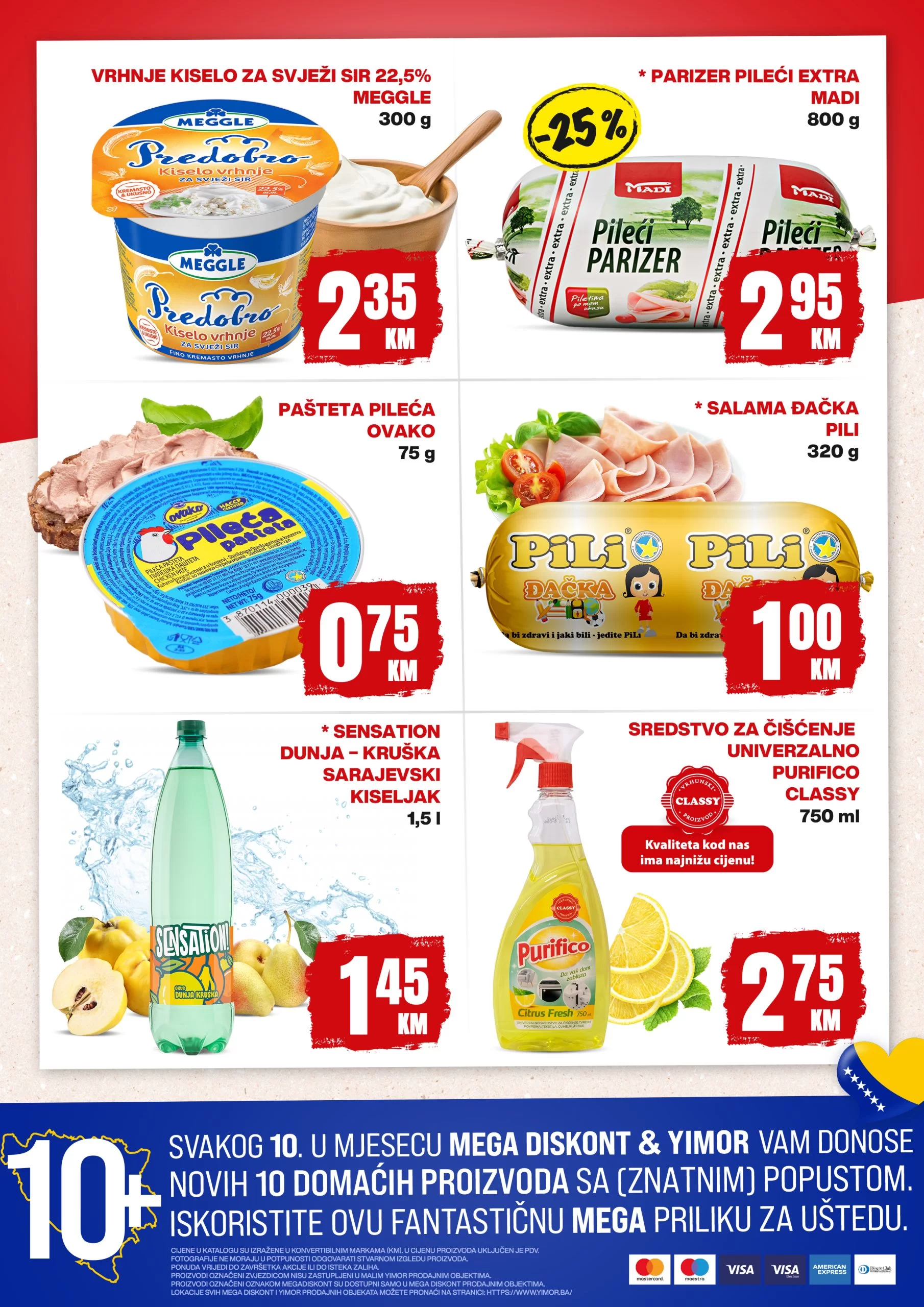 Mega Diskont katalog KUPUJMO DOMAĆE 10-20.7.2024.