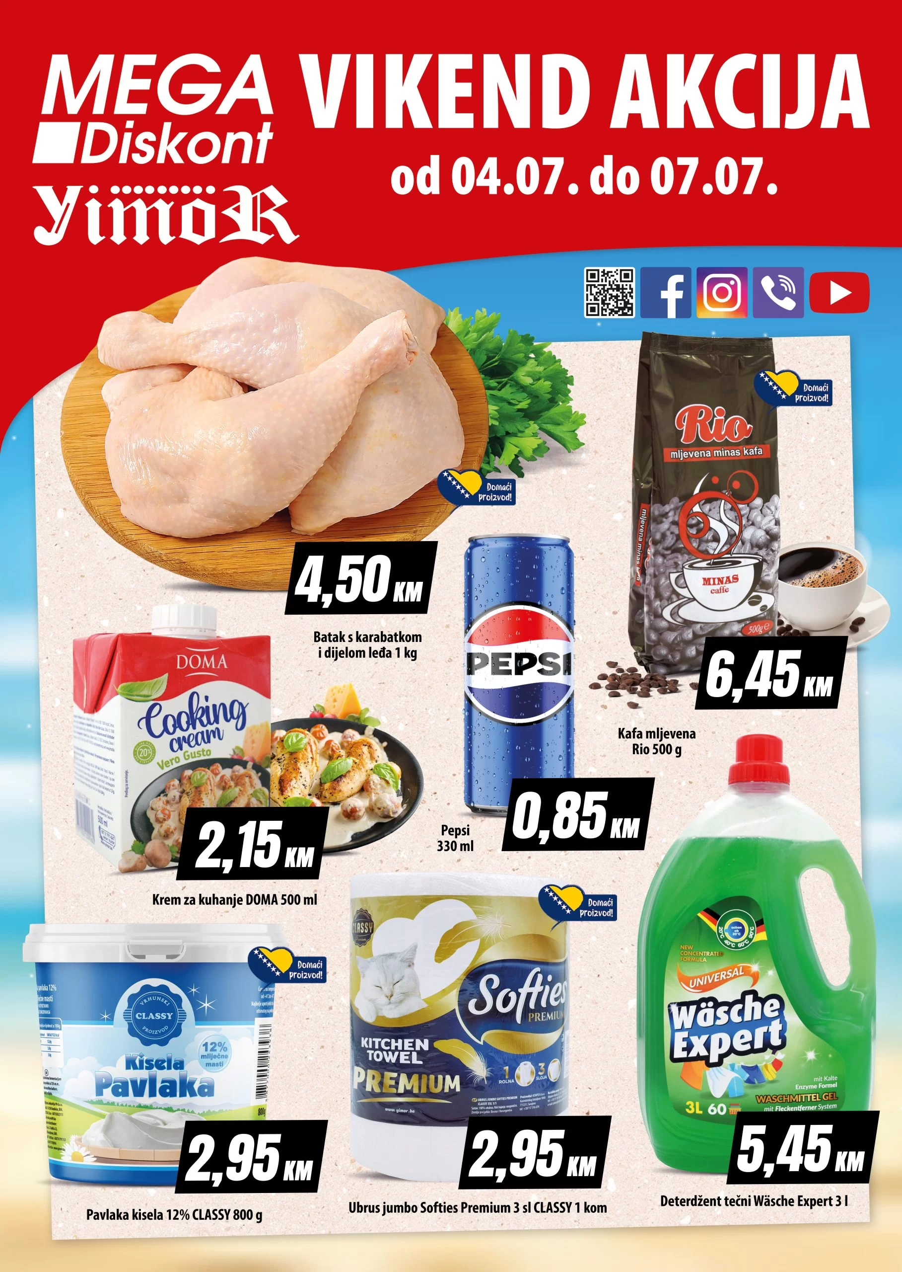 Mega Diskont vikend akcija 4-7.7.2024.