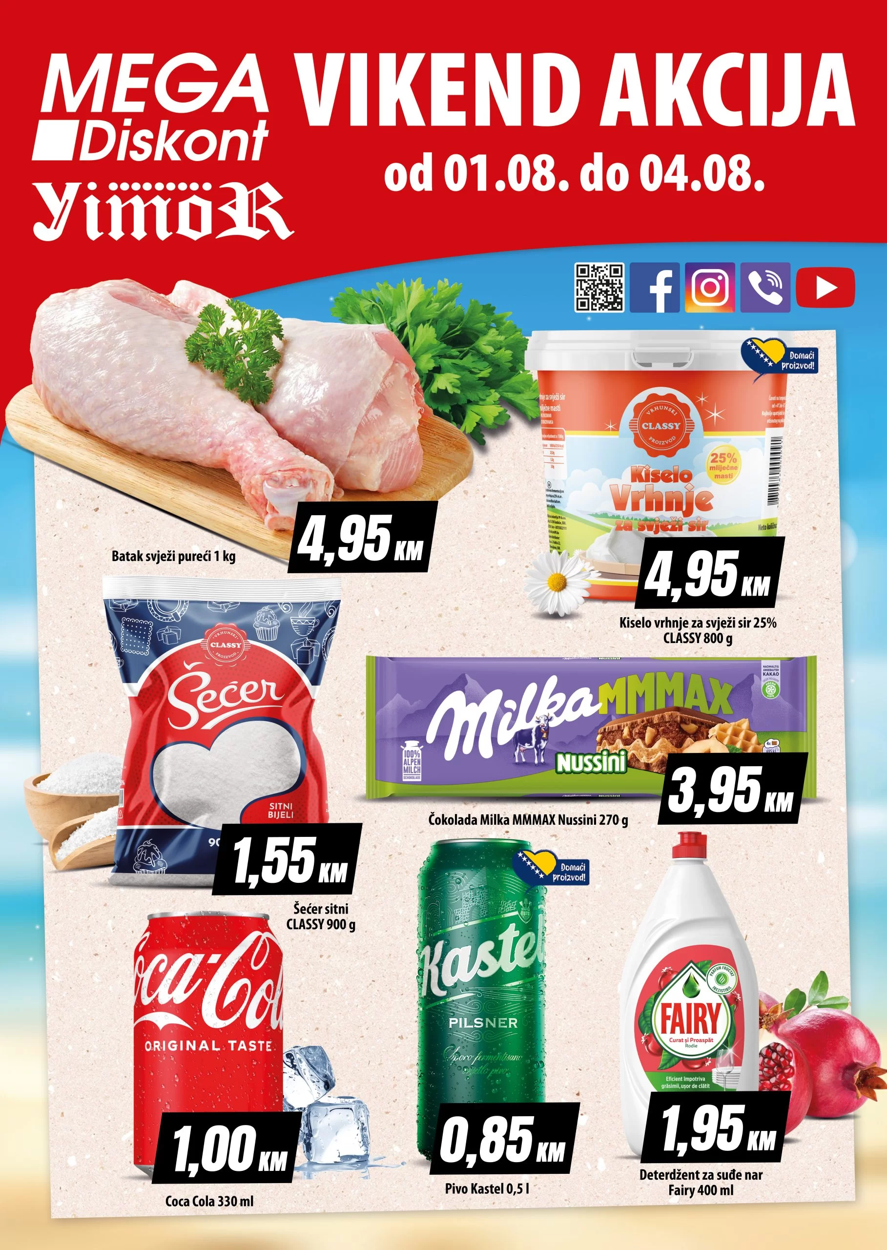 Mega Diskont vikend akcija 1-4.8.2024.