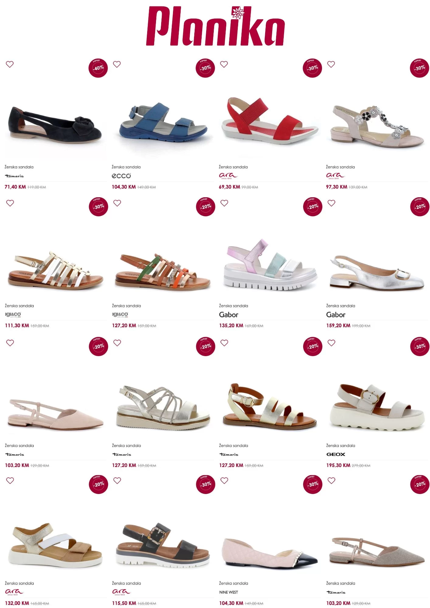 Planika SNIŽENJE do 50% - juli 2024.