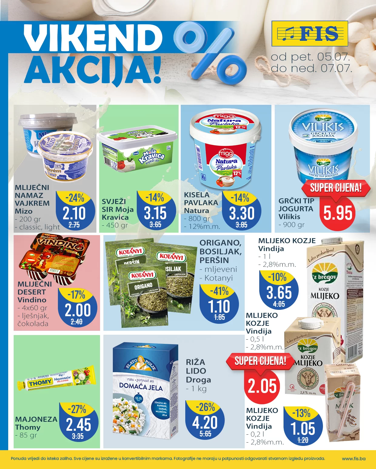 Fis vikend akcija 5-7.7.2024.